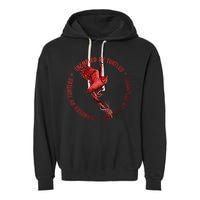 Turtles With Alpenglow Sunset By Trampled Garment-Dyed Fleece Hoodie