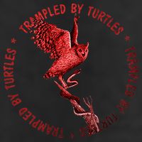 Turtles With Alpenglow Sunset By Trampled Garment-Dyed Fleece Hoodie