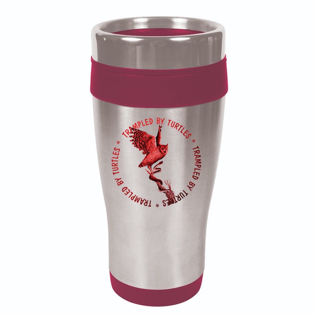 Turtles With Alpenglow Sunset By Trampled 16oz Travel Tumbler