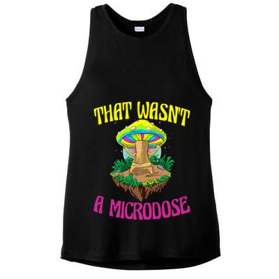 That WasnT A Microdose Magic Psilocybin Mushroom Ladies PosiCharge Tri-Blend Wicking Tank