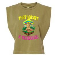 That WasnT A Microdose Magic Psilocybin Mushroom Garment-Dyed Women's Muscle Tee