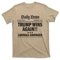 Trump Wins Again Winner Headline 2024 Trump Won T-Shirt