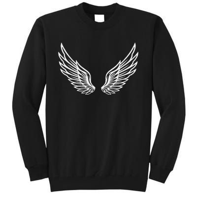 Tattoo Wings Angel Wings Mobile Phone Cover Hoodie Wings Tall Sweatshirt