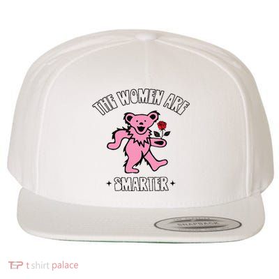 The Women Are Dancing Bear Smarter Wool Snapback Cap