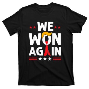 Trump Won Again 2024 Election President T-Shirt