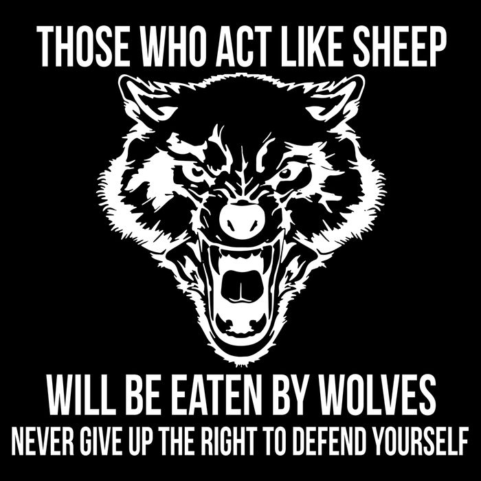Those Who Act Like Sheep Eaten By Wolves Backpack
