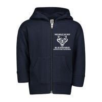 Those Who Act Like Sheep Eaten By Wolves Toddler Zip Fleece Hoodie