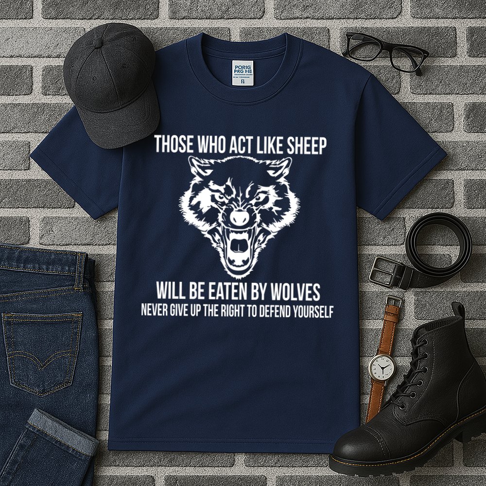 Those Who Act Like Sheep Eaten By Wolves Tall T-Shirt