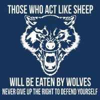 Those Who Act Like Sheep Eaten By Wolves Baby Bodysuit