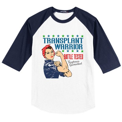 Transplant Warrior A Vintage Women Transplant Recipient Baseball Sleeve Shirt