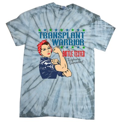 Transplant Warrior A Vintage Women Transplant Recipient Tie-Dye T-Shirt