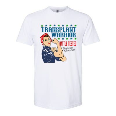 Transplant Warrior A Vintage Women Transplant Recipient Softstyle CVC T-Shirt