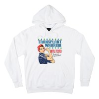 Transplant Warrior A Vintage Women Transplant Recipient Hoodie