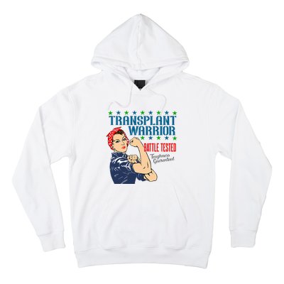 Transplant Warrior A Vintage Women Transplant Recipient Hoodie