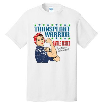 Transplant Warrior A Vintage Women Transplant Recipient Tall T-Shirt