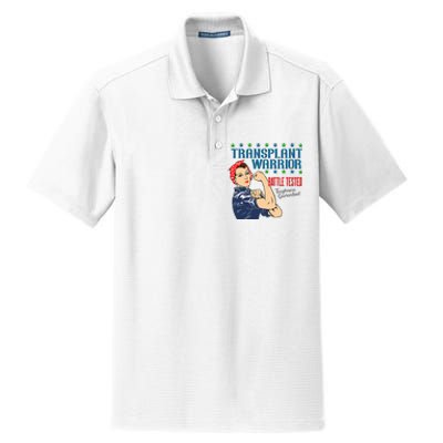 Transplant Warrior A Vintage Women Transplant Recipient Dry Zone Grid Polo