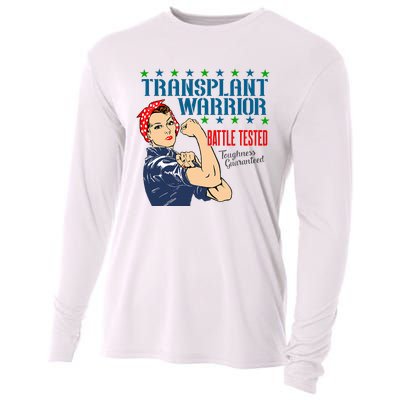 Transplant Warrior A Vintage Women Transplant Recipient Cooling Performance Long Sleeve Crew