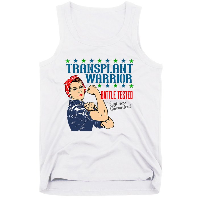 Transplant Warrior A Vintage Women Transplant Recipient Tank Top