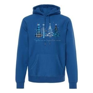 Together We Are Tougher Than Cancer Diabetes Christmas Meaningful Gift Premium Hoodie