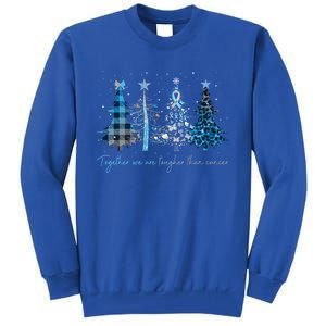 Together We Are Tougher Than Cancer Diabetes Christmas Meaningful Gift Tall Sweatshirt