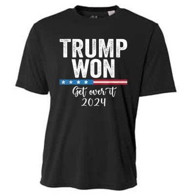 Trump Won Again – 2024 Election 47th President Cooling Performance Crew T-Shirt