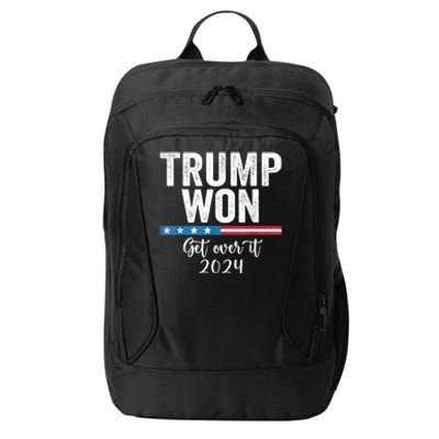 Trump Won Again – 2024 Election 47th President City Backpack