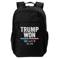 Trump Won Again – 2024 Election 47th President Daily Commute Backpack