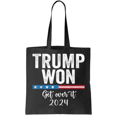 Trump Won Again – 2024 Election 47th President Tote Bag