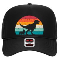 Trex Walking A Dog Funny Pembroke Welsh Corgi Lover Dog Dad Gift Trucker Hat
