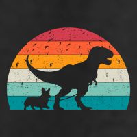 Trex Walking A Dog Funny Pembroke Welsh Corgi Lover Dog Dad Gift Trucker Hat