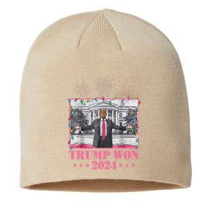 Trump Won Again 2024 Election President 47 Th Sustainable Beanie