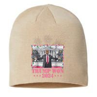 Trump Won Again 2024 Election President 47 Th Sustainable Beanie