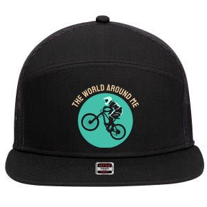 The World Around Me 7 Panel Mesh Trucker Snapback Hat