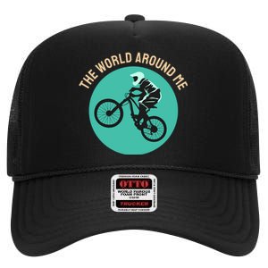 The World Around Me High Crown Mesh Back Trucker Hat