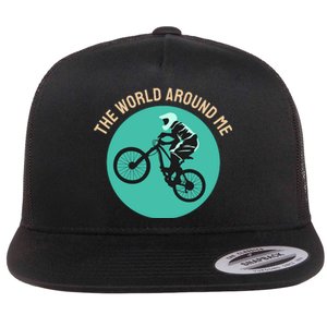 The World Around Me Flat Bill Trucker Hat