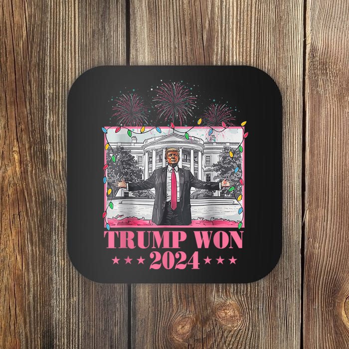 Trump Won Again 2024 Election President 47 Th Coaster