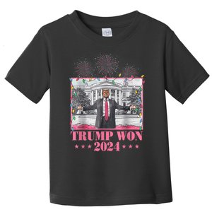 Trump Won Again 2024 Election President 47 Th Toddler T-Shirt