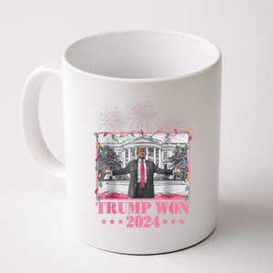 Trump Won Again 2024 Election President 47 Th Coffee Mug