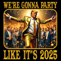 Trump We Are Gonna Party Like Its 2025 16 in Basic Backpack