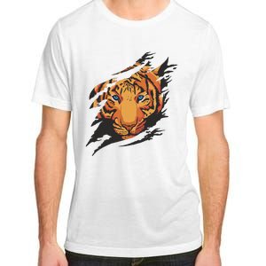 Tiger Wild Animal Ripped Adult ChromaSoft Performance T-Shirt