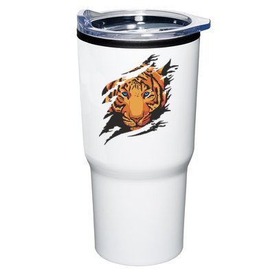 Tiger Wild Animal Ripped Tumbler
