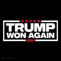 Trump Won Again Election Day President 47 Th American Tall T-Shirt
