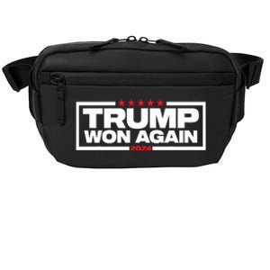 Trump Won Again Election Day President 47 Th American Crossbody Pack