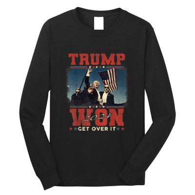 Trump Won Again – 2024 Election 47th President Long Sleeve Shirt