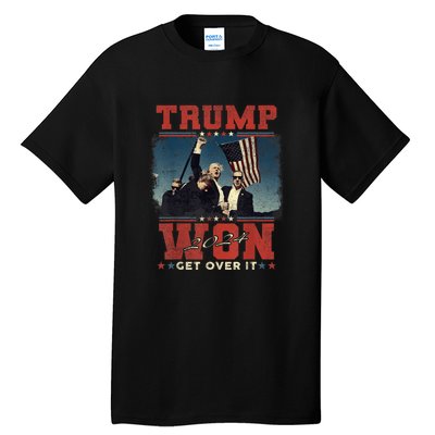 Trump Won Again – 2024 Election 47th President Tall T-Shirt