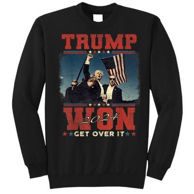 Trump Won Again – 2024 Election 47th President Tall Sweatshirt