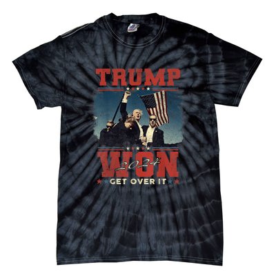 Trump Won Again – 2024 Election 47th President Tie-Dye T-Shirt