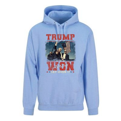 Trump Won Again – 2024 Election 47th President Unisex Surf Hoodie