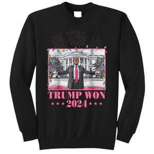 Trump Won Again 2024 Election President 47 Th Sweatshirt