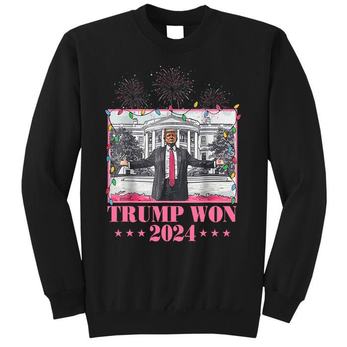 Trump Won Again 2024 Election President 47 Th Sweatshirt